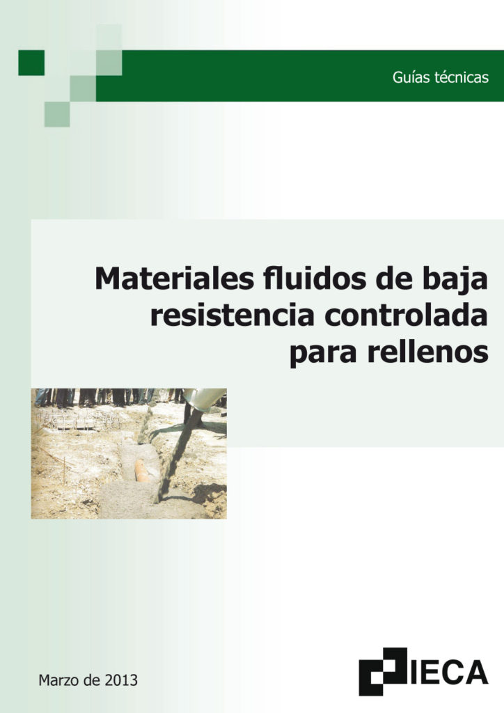 Materiales fluidos de baja resistencia controlada para rellenos