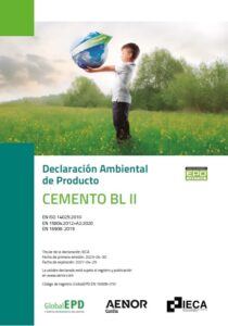 Declaración Ambiental de Producto - DAP Blanco Tipo II